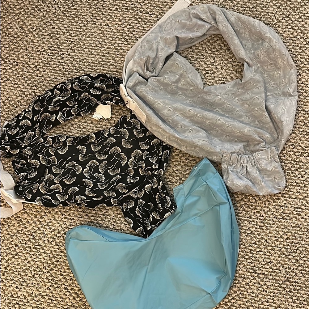 My Brest Friend nursing pillow covers (2) and water proof liner bundle
